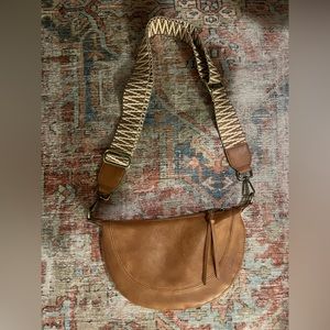Anthropologie Crossbody Bag- tan